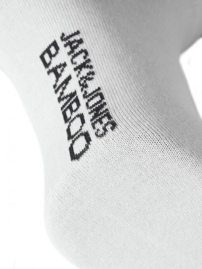 Jack & Jones Basic Bambus-Sneakersocken Weiß 5er-Pack - Herrenunterwäsche & bademode - Herrenunterwäsche & Bademode in großen Größen
