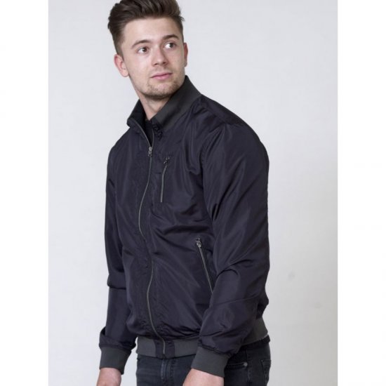 D555 Terron Bomber Jacket Black - Herren jacken - Herren Jacken in großen Größen