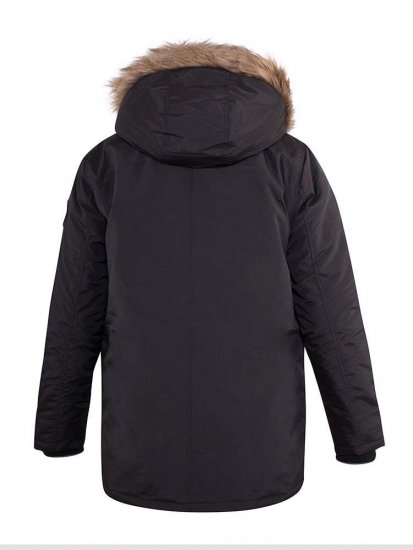 D555 Dundee Parka Jacket With Fur trimming and Teddy Fur Lined hood - Herren jacken - Herren Jacken in großen Größen