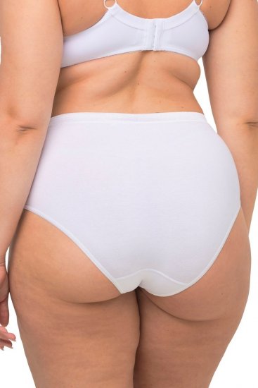 Ulla Popken 309783 Slips 3er-Pack Weiß - Slips - 