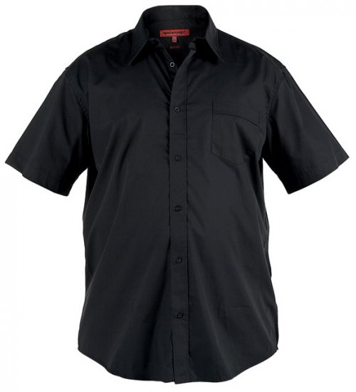 Rockford Black Shirt S/S - Herrenhemden in großen Größen - Herrenhemden in großen Größen