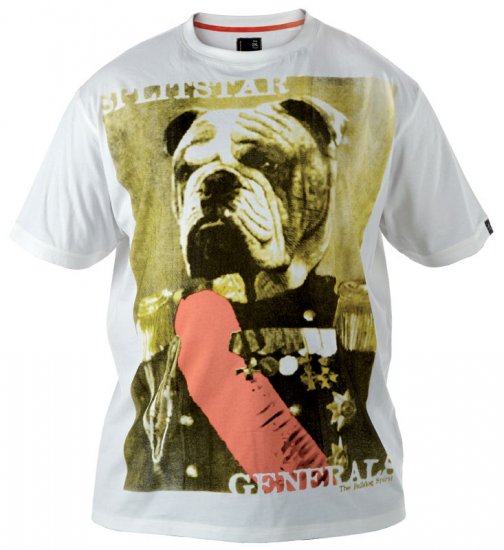 Split Star Dog T-shirt - Herren-T-Shirts in großen Größen - Herren-T-Shirts in großen Größen