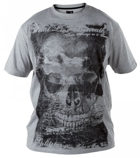 Split Star Skull T-shirt - Herren-T-Shirts in großen Größen - Herren-T-Shirts in großen Größen