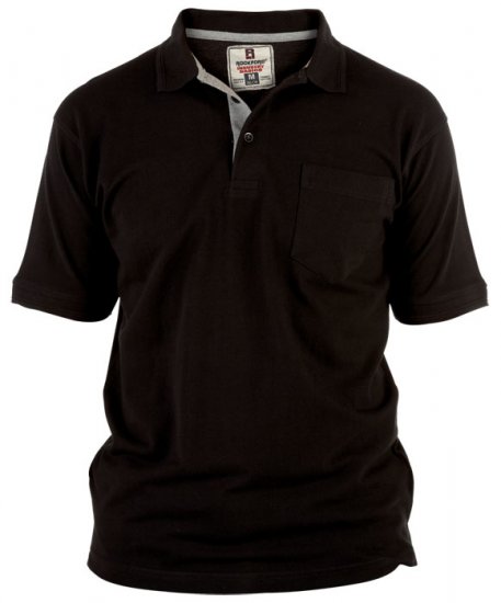 Rockford Polo Black - Polo-Shirts für Herren in großen Größen - Polo-Shirts für Herren in großen Größen