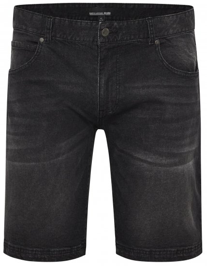 North Latitude 51336 Denim Shorts Schwarz - Herrenshorts - Herrenshorts in großen Größen