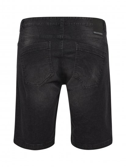 North Latitude 51336 Denim Shorts Schwarz - Herrenshorts - Herrenshorts in großen Größen