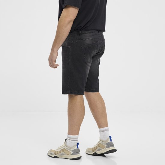 North Latitude 51336 Denim Shorts Schwarz - Herrenshorts - Herrenshorts in großen Größen