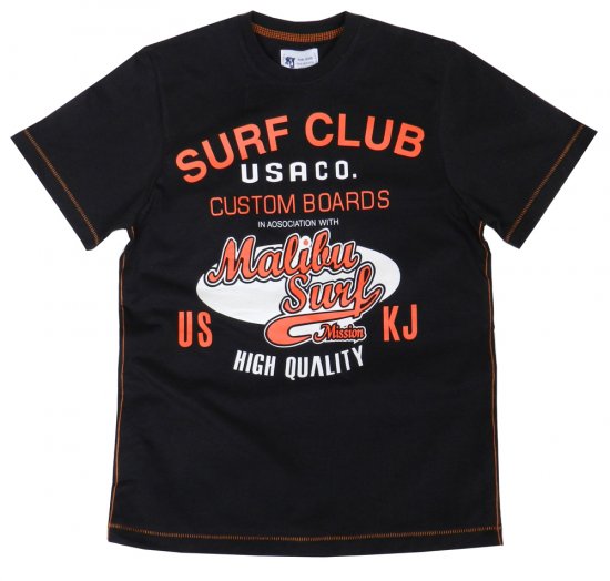 Kam Jeans Surf Club Tee Navy - Herren-T-Shirts in großen Größen - Herren-T-Shirts in großen Größen