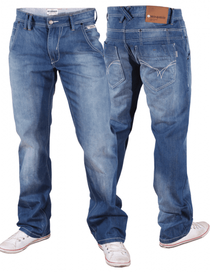 Mish Mash Avalon Blue - Herren-Jeans & -Hosen in großen Größen - Herren-Jeans & -Hosen in großen Größen