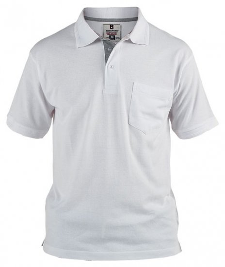 Rockford Polo White - Polo-Shirts für Herren in großen Größen - Polo-Shirts für Herren in großen Größen