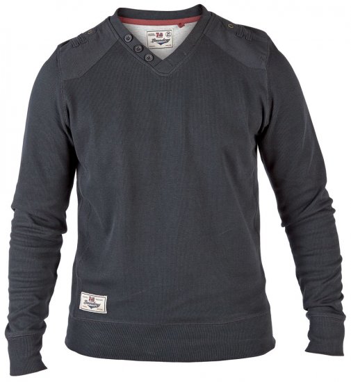 D555 Mayfair Black - Herren-Sweater und -Hoodies in großen Größen - Herren-Sweater und -Hoodies in großen Größen