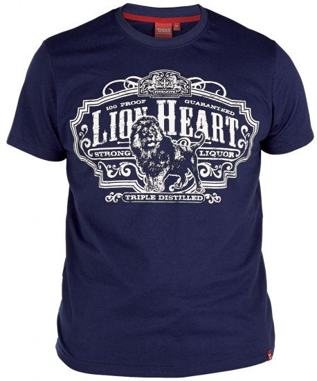 D555 Avant Tee + Shirt - Herrenhemden - Herrenhemden in großen Größen