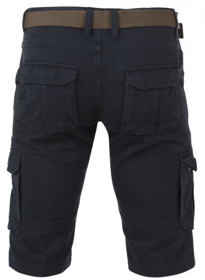 Kam Jeans 379 Shorts Black - Herrenshorts - Herrenshorts in großen Größen