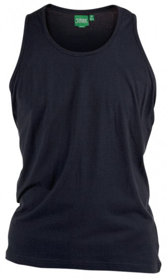 D555 Fabio Tanktop Schwarz - Herren-T-Shirts in großen Größen - Herren-T-Shirts in großen Größen