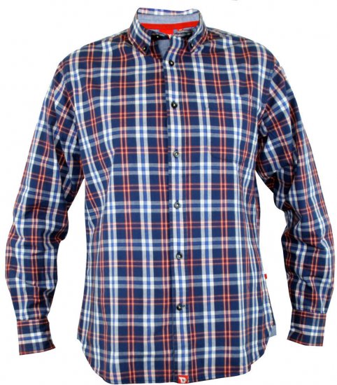 D555 Ridge Tee + Shirt - Herrenhemden - Herrenhemden in großen Größen