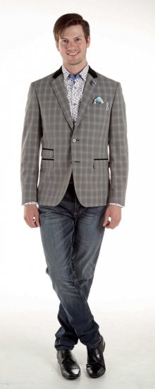 D555 Alfie Blazer - Herrenanzüge und -blazer - Herrenanzüge und -blazer in großen Größen