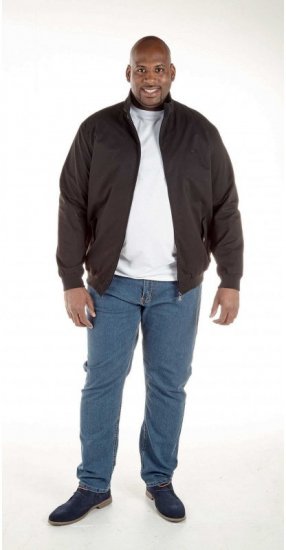 D555 Windsor Cotton Harrington Jacket Navy - Herren jacken - Herren Jacken in großen Größen