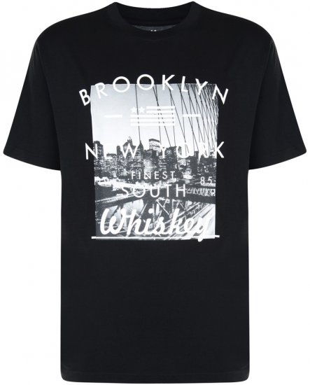 Kam Jeans Brooklyn T-shirt - Herren-T-Shirts in großen Größen - Herren-T-Shirts in großen Größen