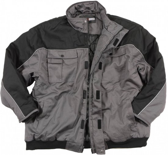 Marc & Mark Work-jacket Grey - Herren arbeitskleidung - Herren Arbeitskleidung Große Größen