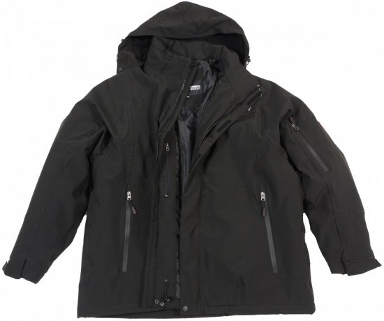 Marc & Mark Basel Tech-winter jacket Black - Herren jacken - Herren Jacken in großen Größen