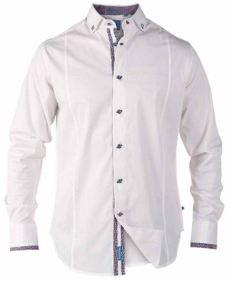 D555 Lipeck Long Sleeve Shirt - Herrenhemden in großen Größen - Herrenhemden in großen Größen