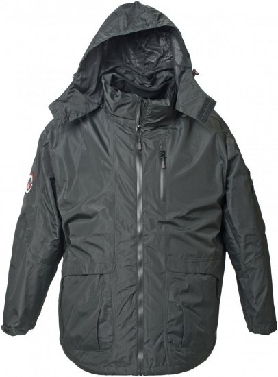 Marc & Mark 3-in-1 Genf Winter Jacket Black - Herren Jacken in großen Größen - Herren Jacken in großen Größen