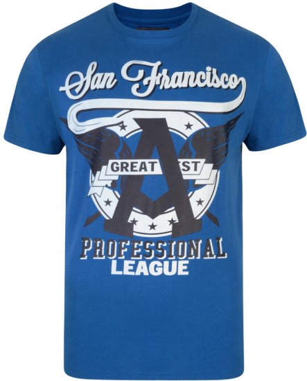 Kam Jeans San Francisco State 2-pack T-shirt - Herren-T-shirts - Herren-T-Shirts in großen Größen
