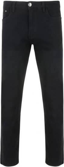 Kam Jeans Alba 5-pocket Stretch Chinos Black - Herren-Jeans & -Hosen in großen Größen - Herren-Jeans & -Hosen in großen Größen
