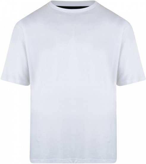 Motley Denim T-shirt White - Herren-T-shirts - Herren-T-Shirts in großen Größen