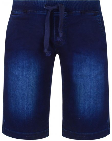 Kam Jeans Knitted Denim Shorts - Herrenshorts in großen Größen - Herrenshorts in großen Größen