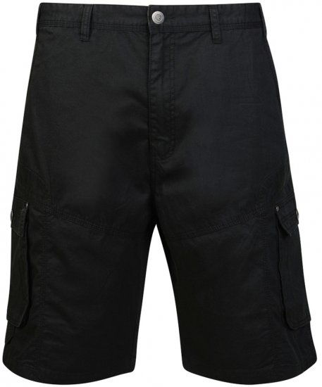 Motley Denim Cargoshorts Black - Herrenshorts - Herrenshorts in großen Größen