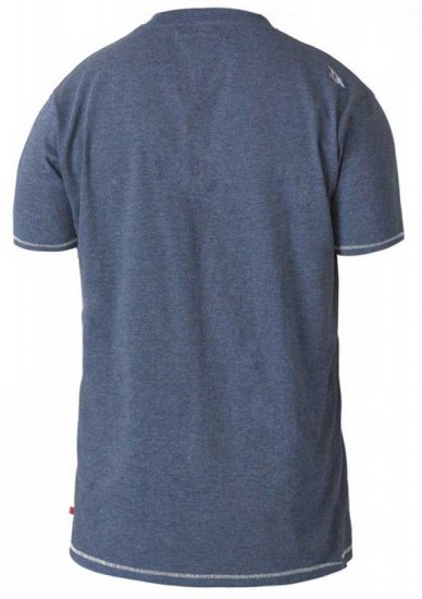D555 RUEBEN NY City Print T-Shirt Denim - Herren-T-shirts - Herren-T-Shirts in großen Größen