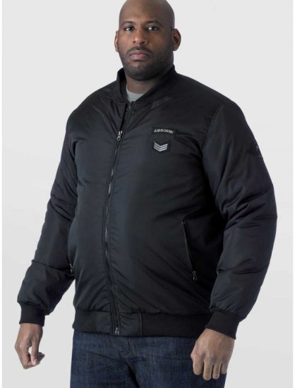 D555 Pedro Bomber Jacket Black - Herren jacken - Herren Jacken in großen Größen