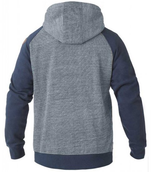 D555 Cristiano Hoodie Blue/Navy - Herren-sweater und -hoodies - Herren-Sweater und -Hoodies in großen Größen