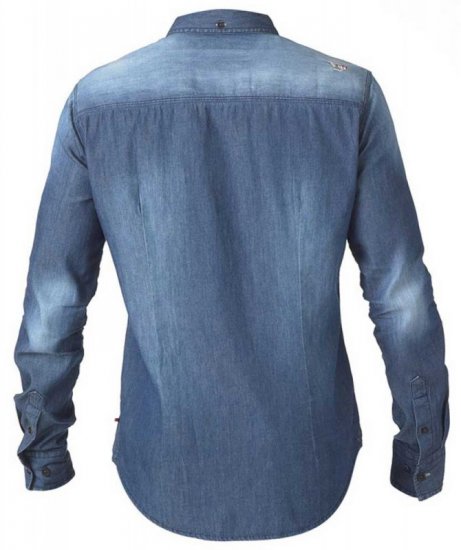 D555 Tobias LS Vintage Denim Shirt - Herrenhemden - Herrenhemden in großen Größen