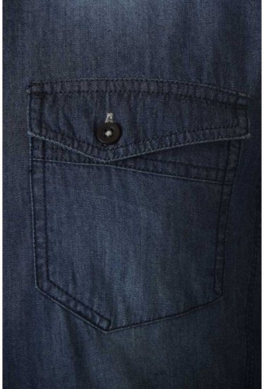 D555 Tobias LS Vintage Denim Shirt - Herrenhemden - Herrenhemden in großen Größen