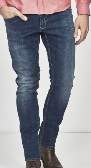 Mish Mash Milton Mid Blue - Herren-Jeans & -Hosen in großen Größen - Herren-Jeans & -Hosen in großen Größen