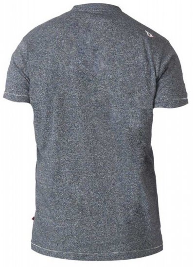 D555 Lorne T-shirt Grey Twist - Herren-T-shirts - Herren-T-Shirts in großen Größen