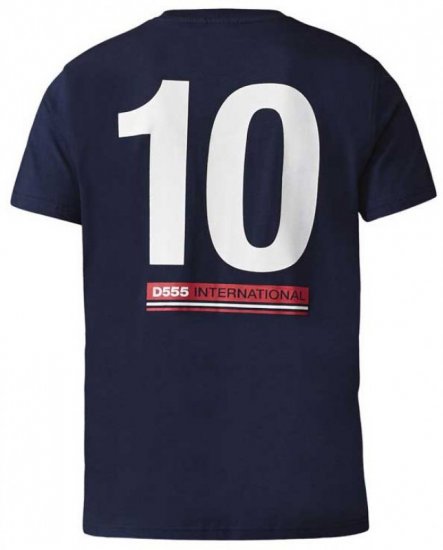 D555 Leon T-shirt Navy - Herren-T-shirts - Herren-T-Shirts in großen Größen