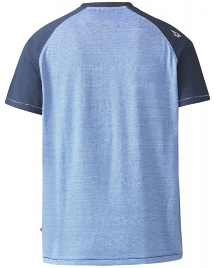 D555 Gunner T-shirt Blue - Herren-T-shirts - Herren-T-Shirts in großen Größen