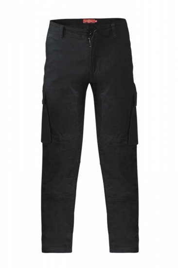 D555 Nelson Stretch Tapered Cargo Pants Black - Herren-jeans & -hosen - Herren-Jeans & -Hosen in großen Größen