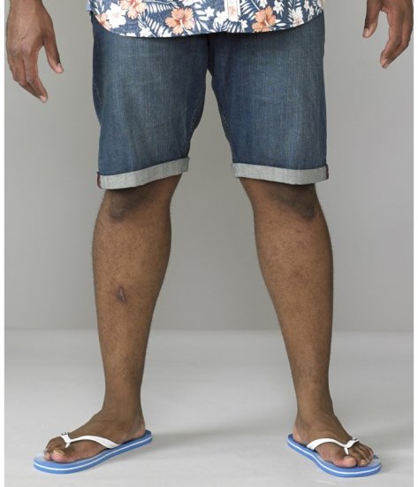 D555 Arix Denim Stretch Shorts - Herrenshorts - Herrenshorts in großen Größen
