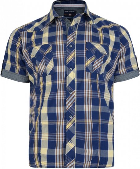 Kam Jeans 6148 Short Sleeve Shirt Safari - Herrenhemden - Herrenhemden in großen Größen