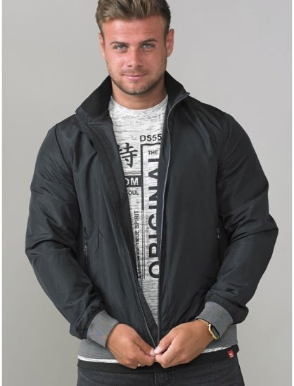 D555 Felix Lightweight Bomber Jacket Black - Herren jacken - Herren Jacken in großen Größen