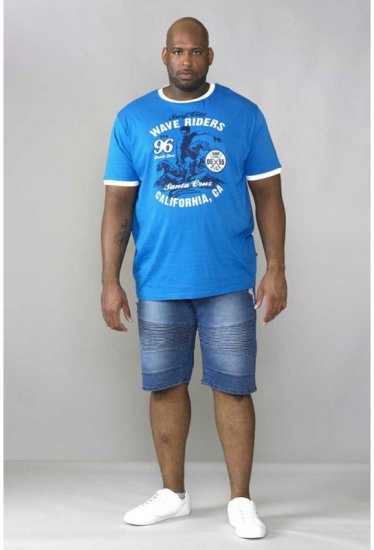 D555 Rodrigo Stretch Biker Style Shorts - Herrenshorts - Herrenshorts in großen Größen