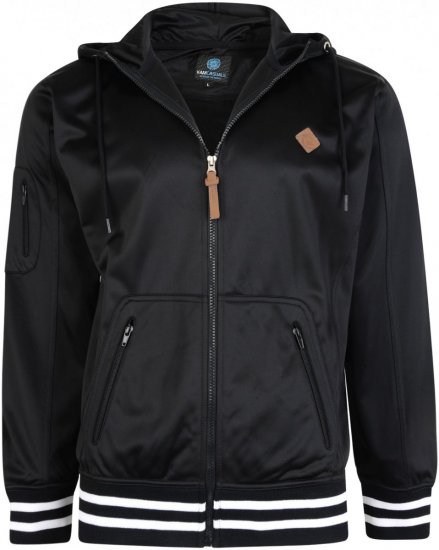 Kam Jeans 799 Tricot Hoody Black - Herren-sweater und -hoodies - Herren-Sweater und -Hoodies in großen Größen