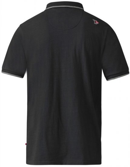 D555 Cecil Polo Black - Polo-shirts für herren - Polo-Shirts für Herren in großen Größen