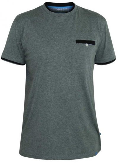 D555 Nelly T-shirt Khaki - Herren-T-shirts - Herren-T-Shirts in großen Größen