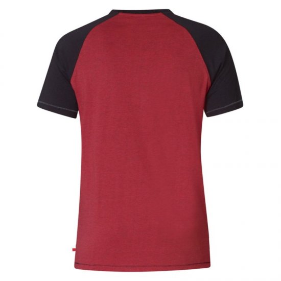 D555 Jarvis T-shirt Red - Herren-T-shirts - Herren-T-Shirts in großen Größen