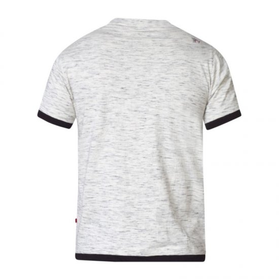 D555 Merlin T-shirt Grey - Herren-T-shirts - Herren-T-Shirts in großen Größen